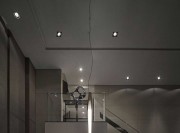 低調典雅現(xiàn)代簡約風格200平米別墅餐廳吊頂裝修效果圖