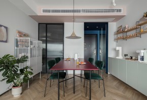 現(xiàn)代簡約風格三居室餐廳裝修效果圖