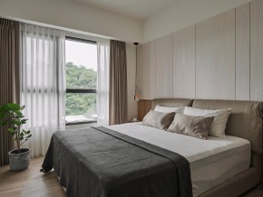 意式風(fēng)三居室臥室裝修效果圖)