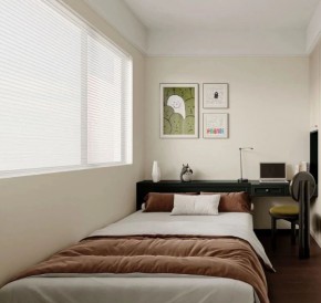 現(xiàn)代中式三居室兒童房裝修效果圖