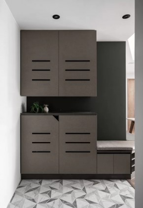 日式小戶型兩居室玄關(guān)裝修效果圖