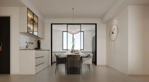 現(xiàn)代簡約三居室餐廳裝修效果圖