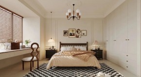 現(xiàn)代簡約三居室臥室裝修效果圖