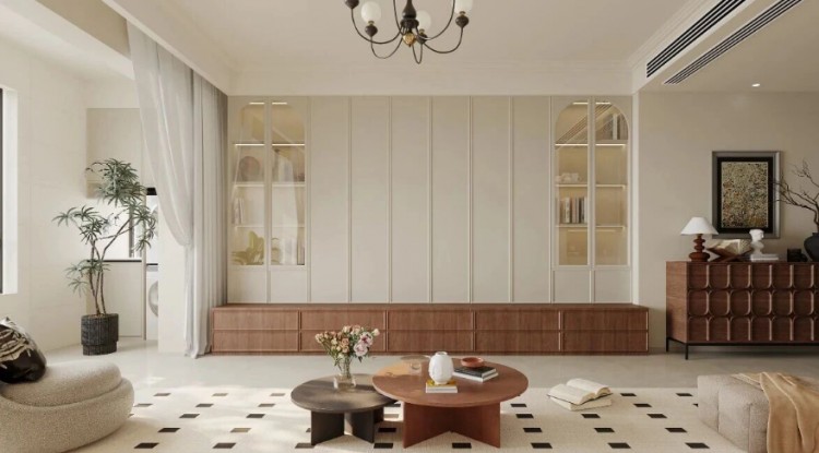 現(xiàn)代簡(jiǎn)約三居室裝修效果圖