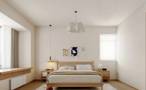 原木風(fēng)兩居室臥室裝修效果圖