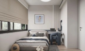 現(xiàn)代簡(jiǎn)約復(fù)式別墅兒童房裝修效果圖