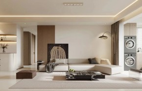 現(xiàn)代簡(jiǎn)約三居室客廳裝修效果圖