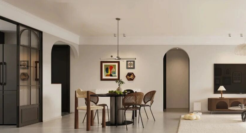 法式三居室餐廳裝修效果圖