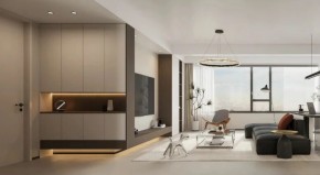 現(xiàn)代簡(jiǎn)約三居室玄關(guān)裝修效果圖