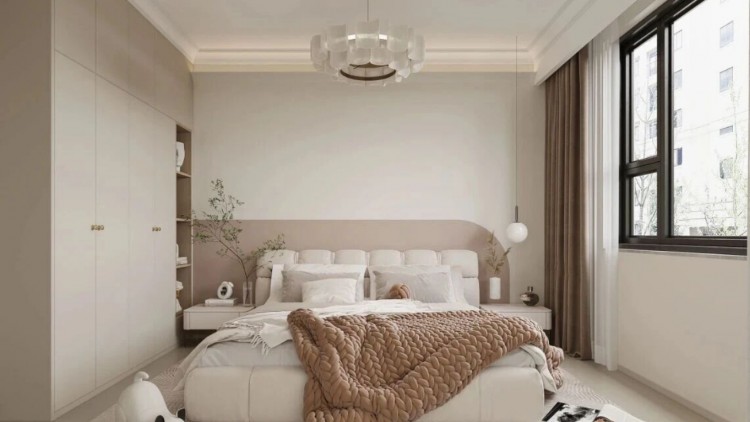 現(xiàn)代簡(jiǎn)約兩居室臥室裝修效果圖