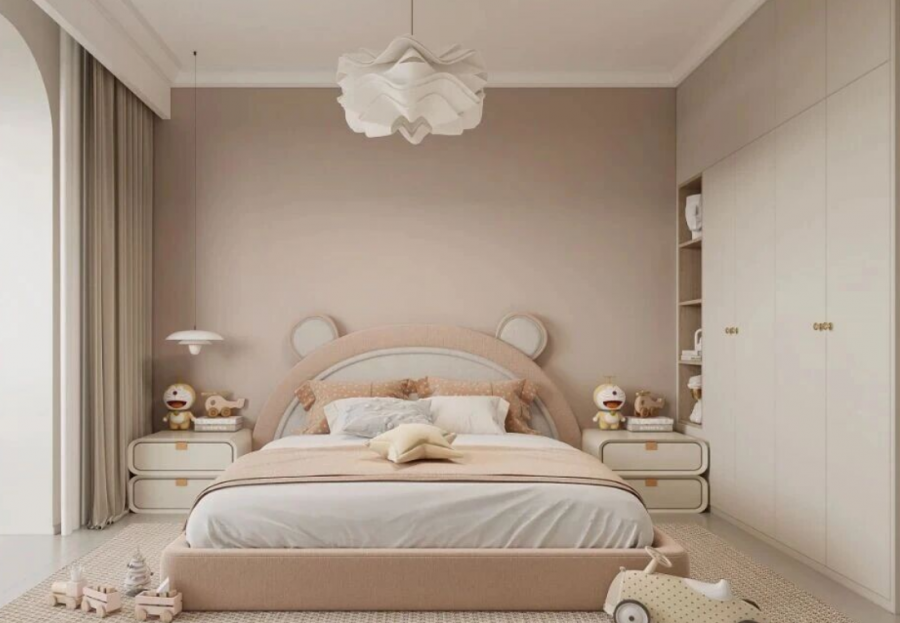 現(xiàn)代簡約兩居室臥室裝修效果圖