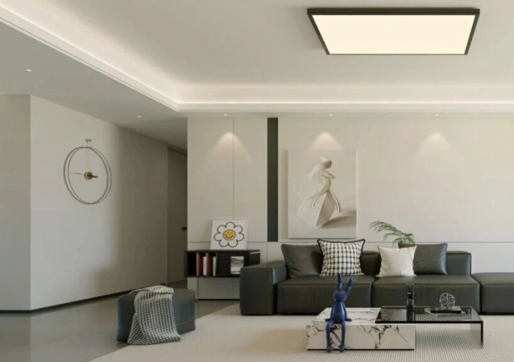 現(xiàn)代簡(jiǎn)約三居室客廳裝修效果圖