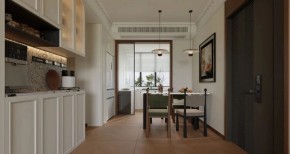 法式復(fù)古三居室餐廳裝修效果圖