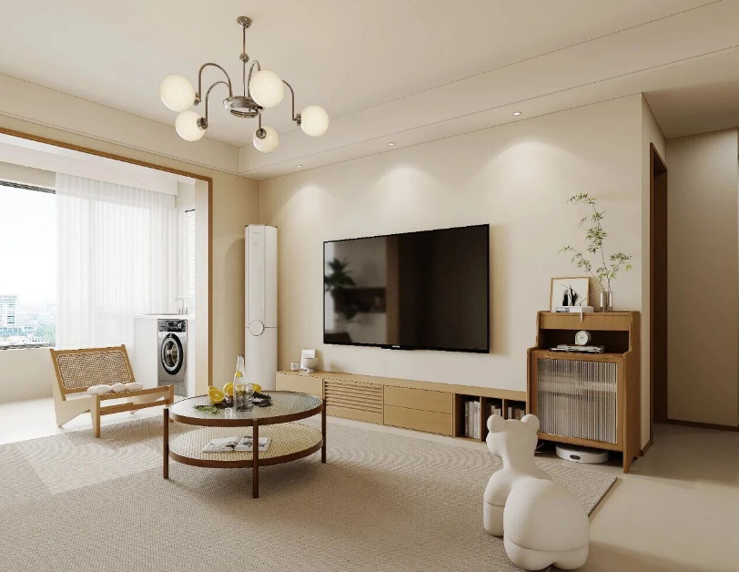 現(xiàn)代簡約三居室客廳裝修效果圖